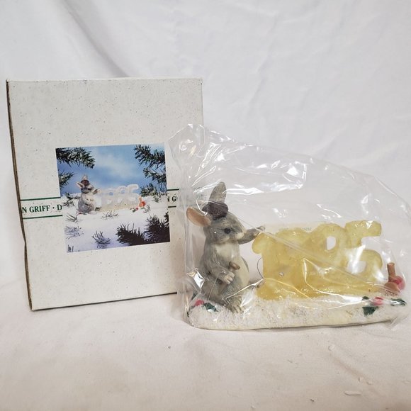 Silvestri Dean Griff Binkeys Ice Sculpture 1995 Signed Vintage Figure Sealed - Picture 1 of 8